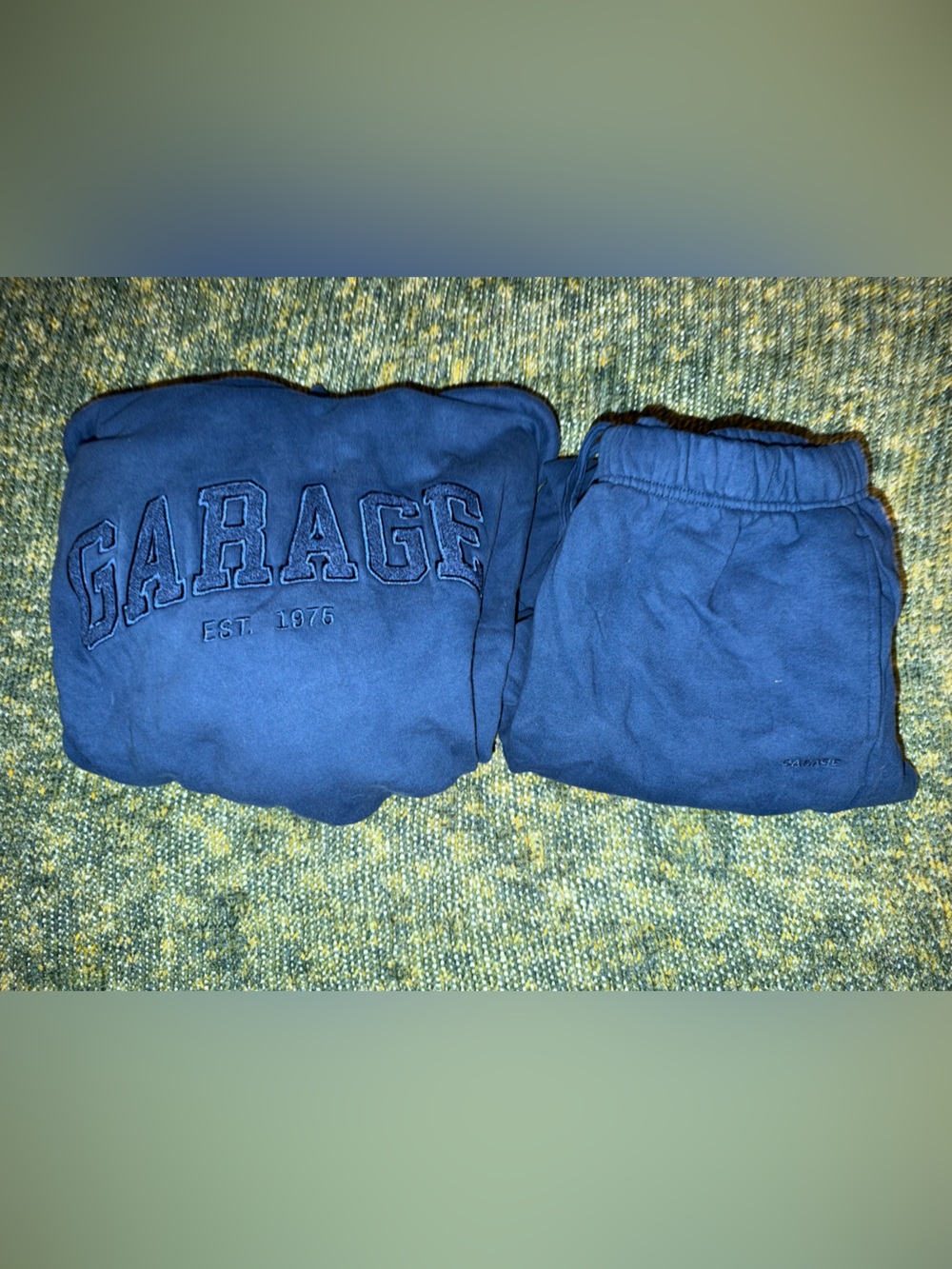 Garage Navy Blue Women's Sweatpants & Joggers Set